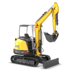 Graafmachine op rupsen TORA